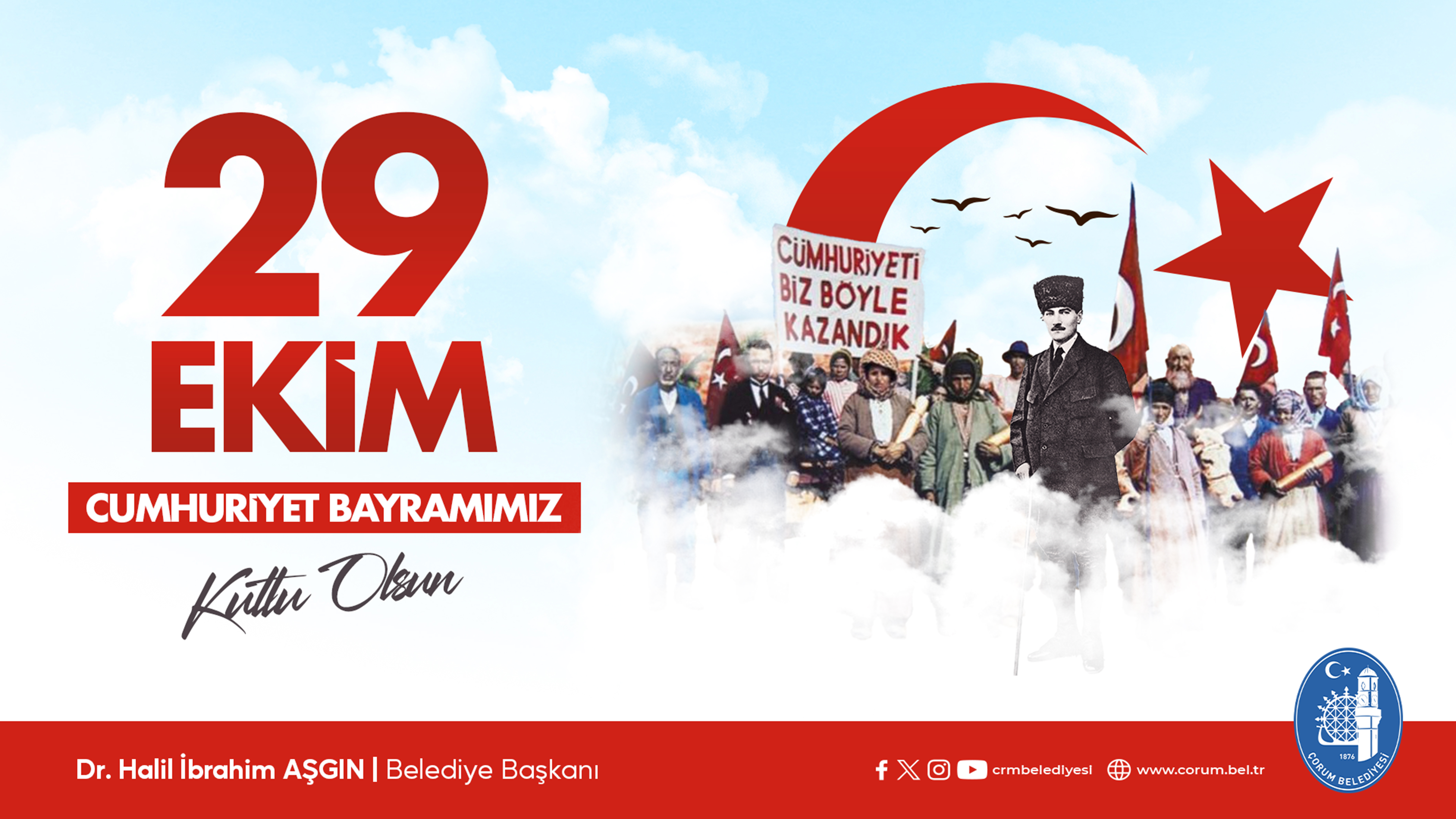 Çorum Belediyesi  29 Ekim Cumhuriyet Bayramı